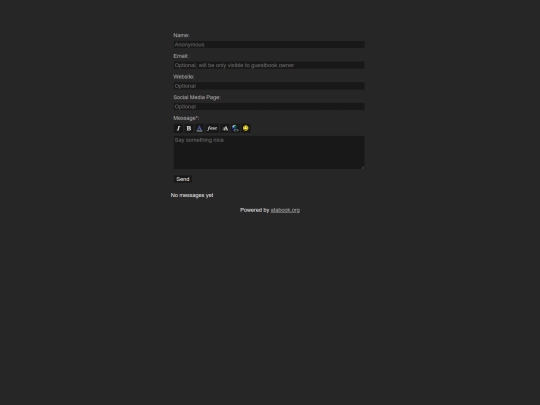 MyGuestbook screenshot