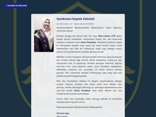 sambutan screenshot