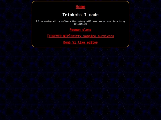 projects screenshot