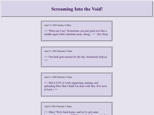 Posts/screamingintothevoid screenshot
