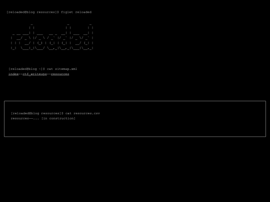 resources screenshot
