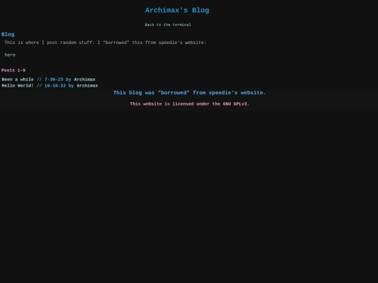 blog screenshot