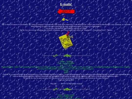 Mails screenshot