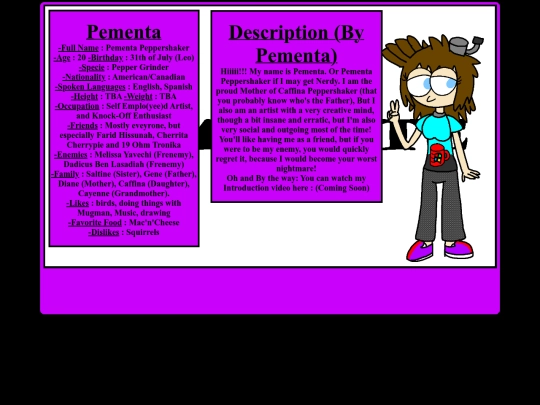 Personnages/Fanfic/Personnages/Pementa screenshot