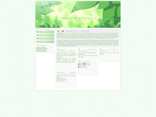 blog screenshot