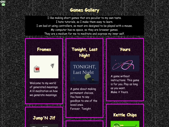 games screenshot