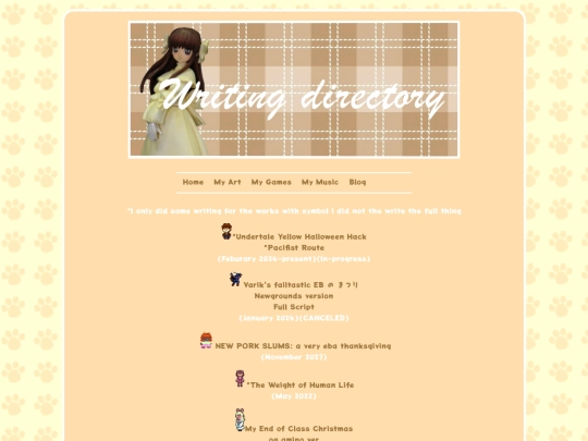 writing screenshot