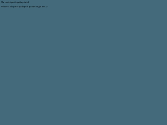 start screenshot