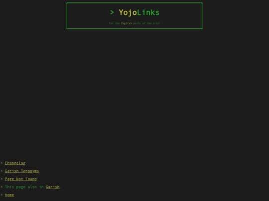 links screenshot