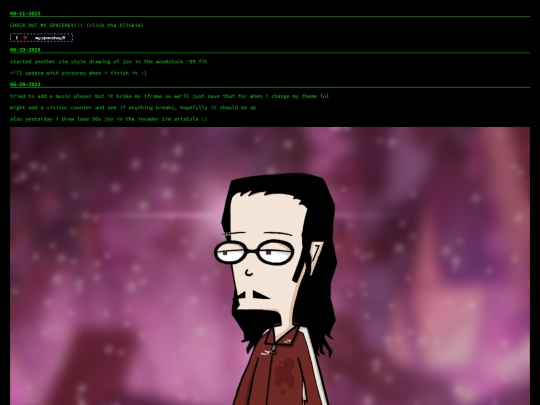 blog screenshot