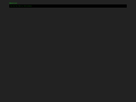 xmas/default screenshot