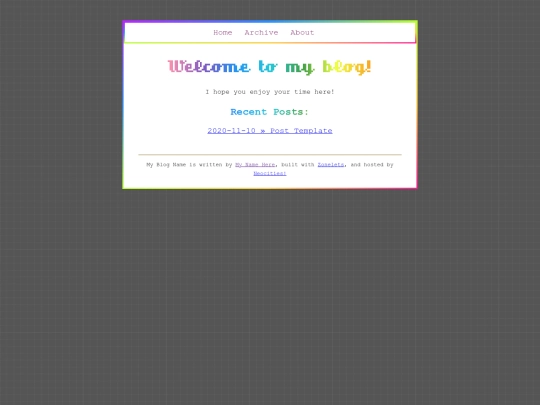 blog screenshot