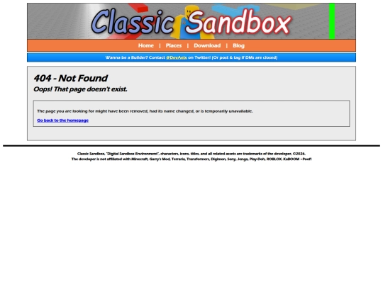 not_found screenshot