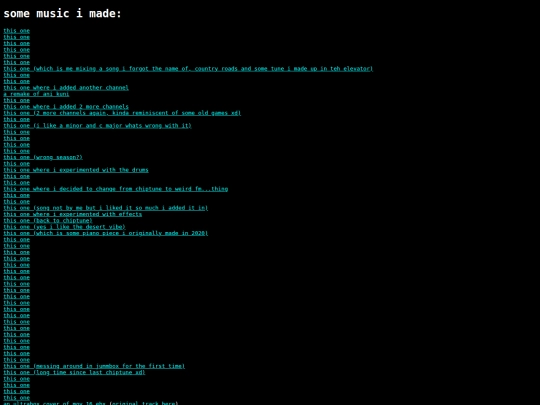 musicpage screenshot