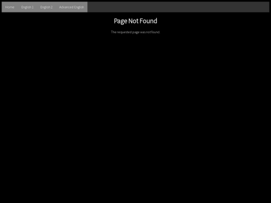 not_found screenshot