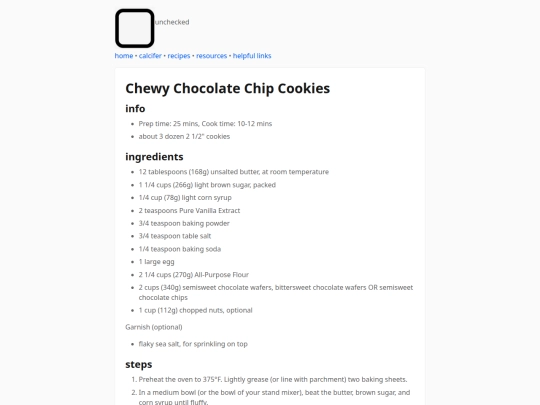 recipes/cccc screenshot