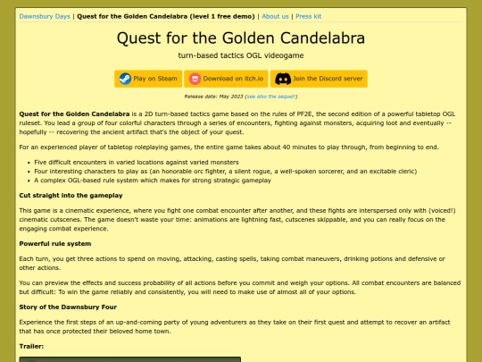 QuestForTheGoldenCandelabra screenshot