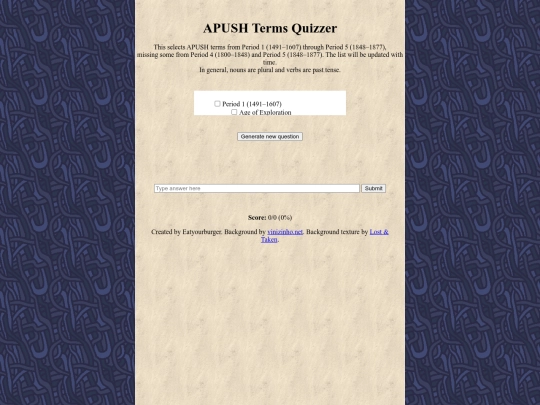 study_tools/apush/terms screenshot