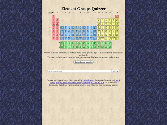study_tools/chemistry/element_groups screenshot
