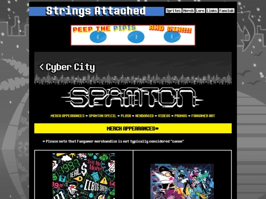 merch/spamton screenshot