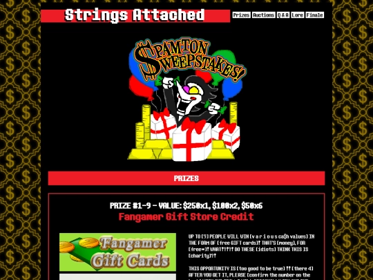 sweepstakes/prizes screenshot