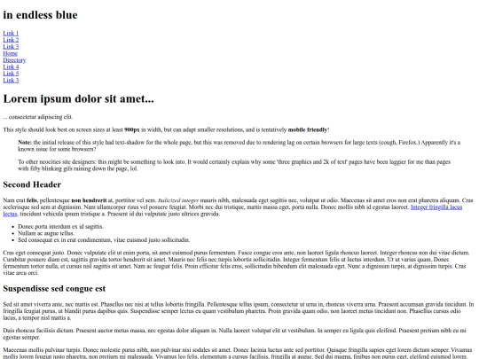 test screenshot