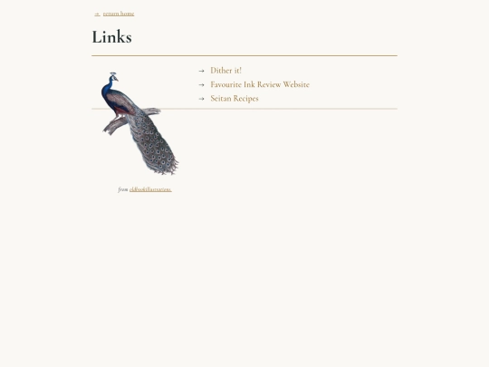 links screenshot