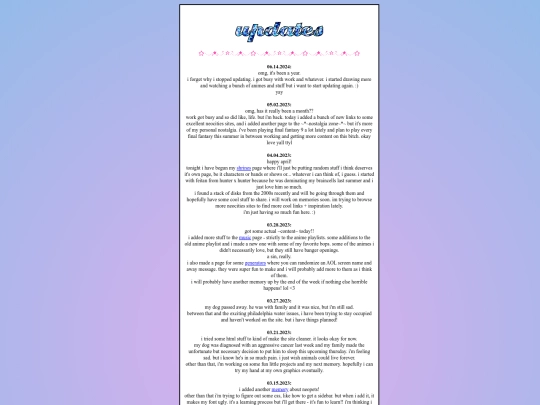 updates screenshot