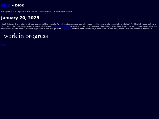 blog screenshot