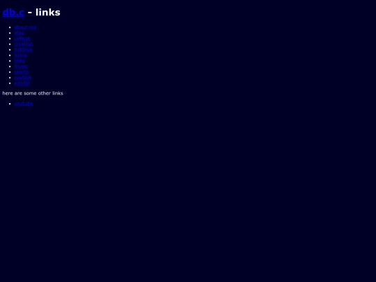links screenshot