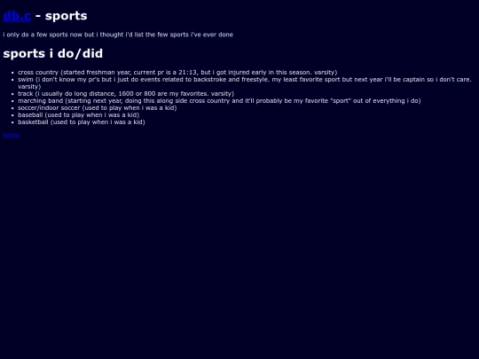 sports screenshot