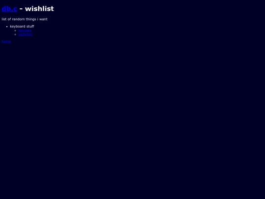 wishlist screenshot
