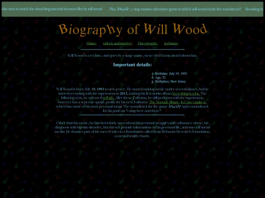 biography screenshot