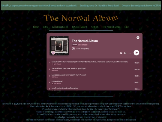 discography/TheNormalAlbum screenshot