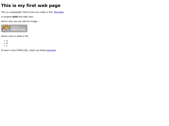 index screenshot