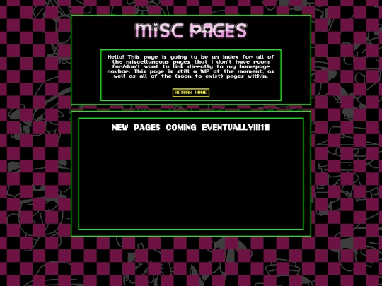 Misc-Pages/misc-pages-index screenshot