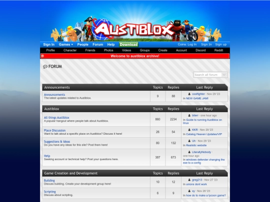 forum screenshot