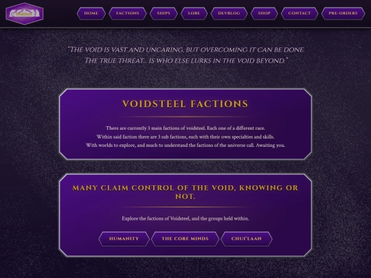 Factions screenshot