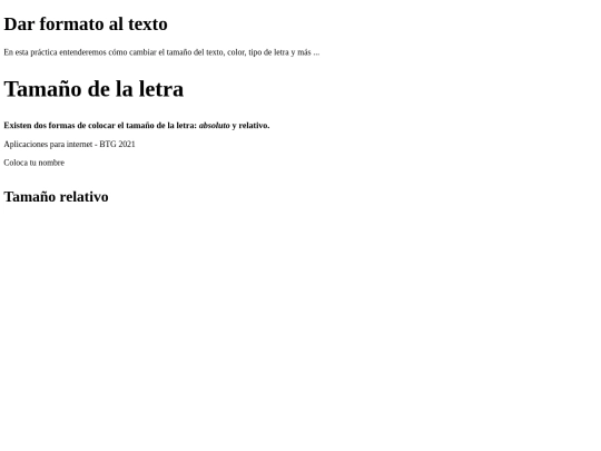 practicacss/texto screenshot