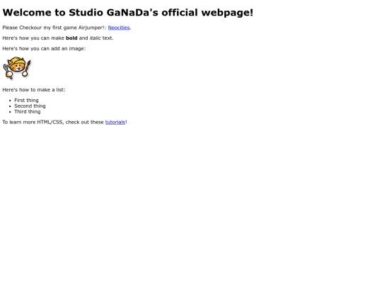 index screenshot