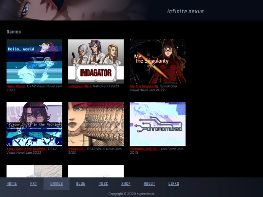 games screenshot