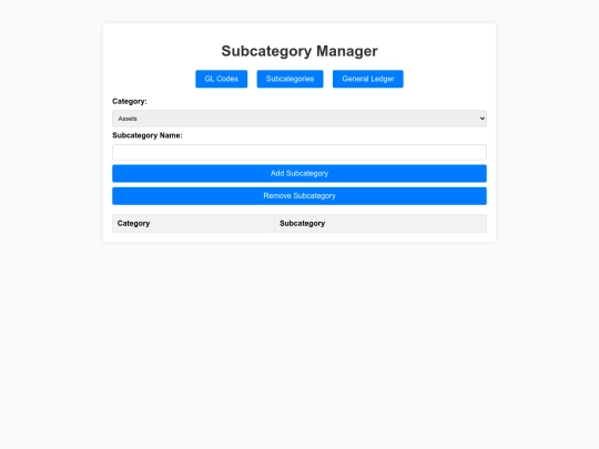 othertest/subcategories screenshot