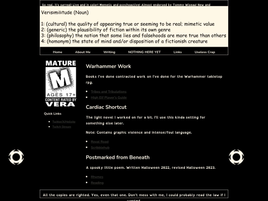 writing screenshot