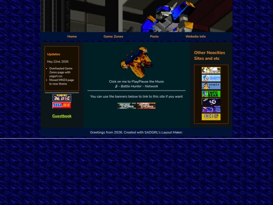 main/mainpage screenshot