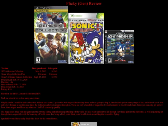 Flicky_Gen_review screenshot