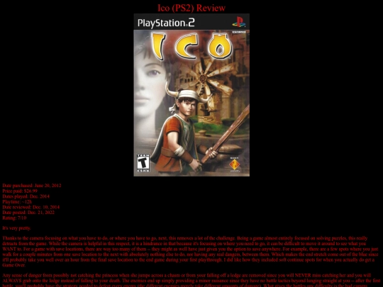 Ico_PS2_review screenshot