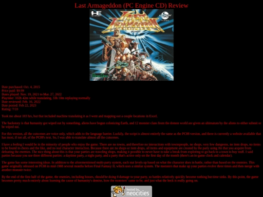 Last_Armageddon_PCE_review screenshot
