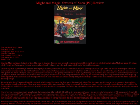 Might_and_Magic_Swords_of_Xeen_PC_review screenshot