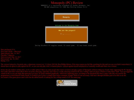 Monopoly_PC_1985_review screenshot