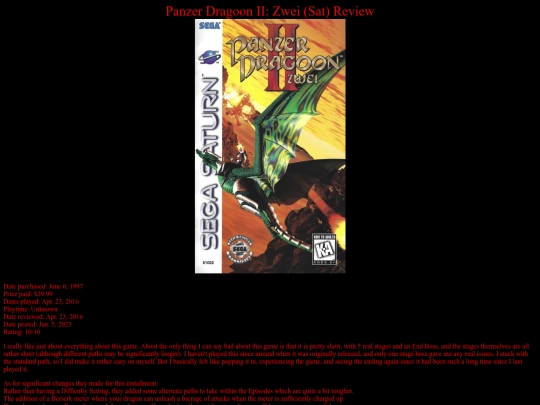 Panzer_Dragoon_II_Sat_review screenshot